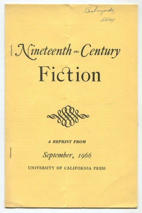 Nineteenth-Century Fiction A Reprint from September, 1966 University of California Press. Blake NEVIUS, MALE.