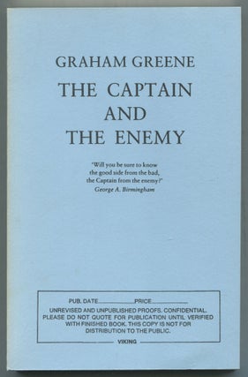Item #498961 The Captain and the Enemy. Graham GREENE