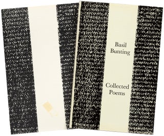 Item #499023 Collected Poems. Basil BUNTING