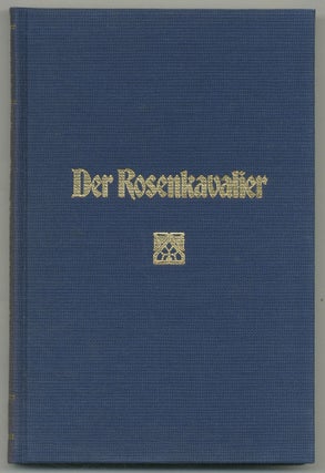 Item #499025 Der Rosenkavalier. Comedy for Music in Three Acts. Anthony BURGESS, Richard Strauss