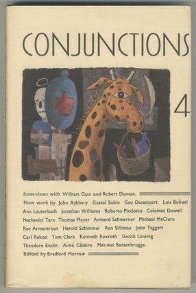 Item #499191 Conjunctions 4: Bi-Annual Volumes of New Writing. Bradford MORROW