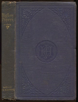 Item #499233 The Biglow Papers. James Russell LOWELL