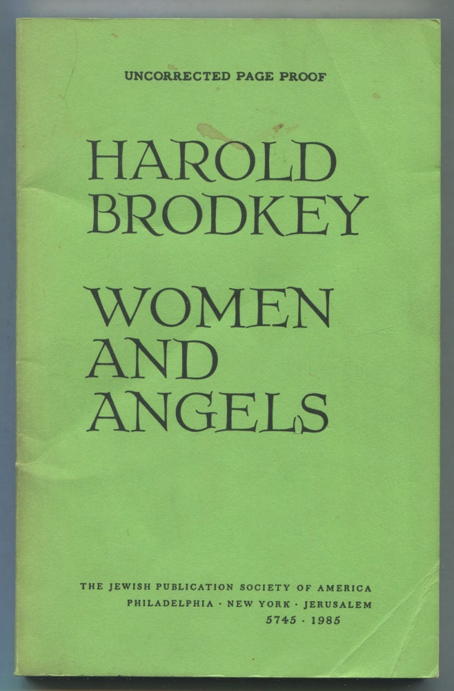 Item #499248 Women and Angels. Harold BRODKEY.
