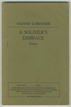 Item #499338 A Soldier's Embrace. Nadine GORDIMER