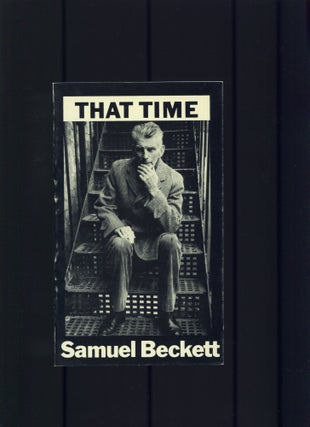 Item #499420 That Time. Samuel BECKETT