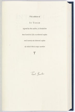 In Touch. The Letters of Paul Bowles