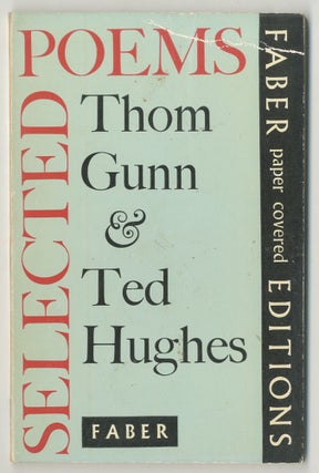 Item #499741 Selected Poems. Thom GUNN, Ted Hughes