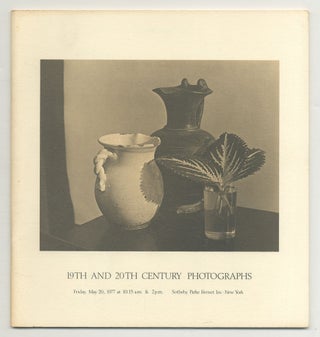 Item #499814 Important 19th and 20th Century Photographs: Exhibition from May 14 to May 19, 1977