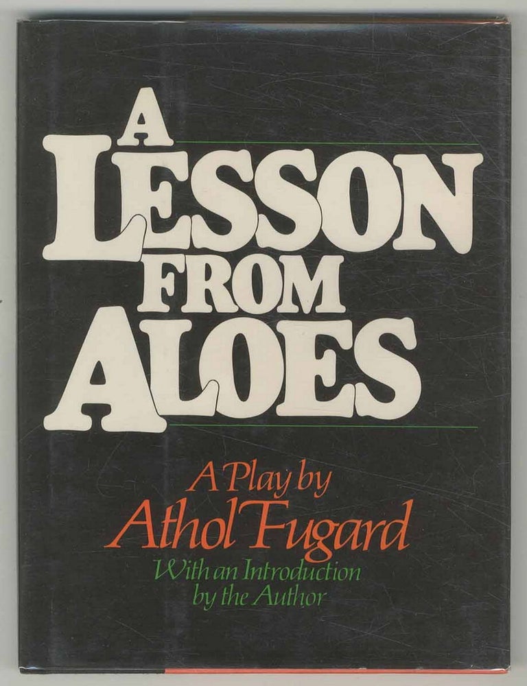 Item #500613 A Lesson from Aloes. Athol FUGARD.
