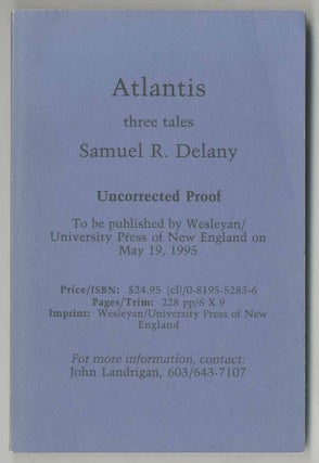 Item #500686 Atlantis: Three Tales. Samuel R. DELANY