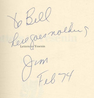 Letters to Yesenin