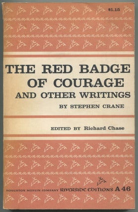 Item #501261 The Red Badge of Courage and Other Writings (Riverside Editions). Stephen CRANE