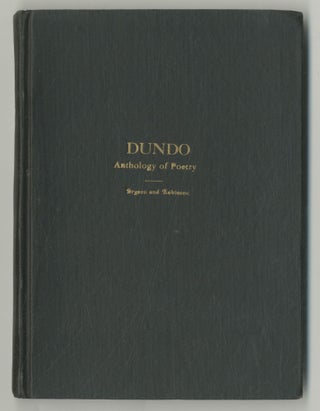 Item #501297 Dundo. Anthology of Poetry by Cleveland Negro Youth. Clarence F. BRYSON, James H....
