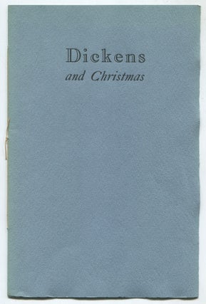 Item #501337 Dickens and Christmas as George Moore Might Well Have Described Them. Max BEERBOHM