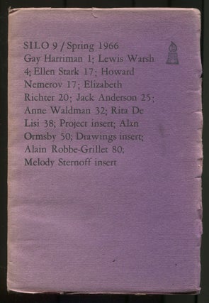 Item #501417 SILO – 9 / Spring 1966. Gay HARRIMAN, Alain Robbe-Grillet, Alan Ormsby, Rita De...