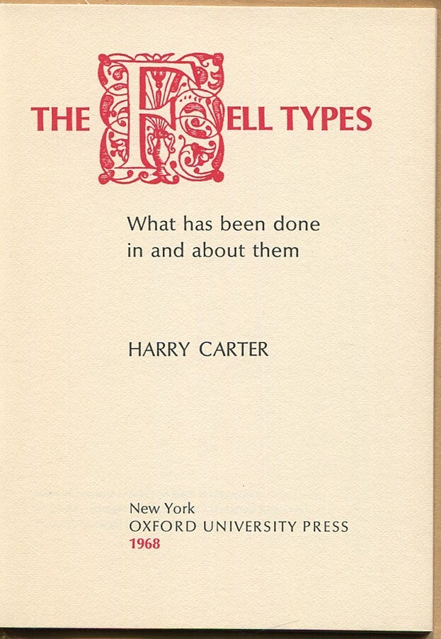 Fell Types The Fell Types: What has been done in and about them | Harry CARTER