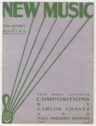 Item #501454 New Music : A Quarterly of Modern Compositions - Volume 8, Number 3, April 1935....