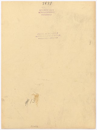 [Photograph]: Inscribed Portrait of Cecil B. DeMille