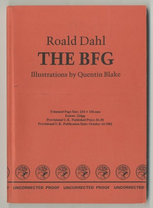 Item #501701 The BFG. Roald DAHL