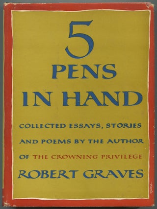 Item #501925 5 Pens in Hand. Robert GRAVES