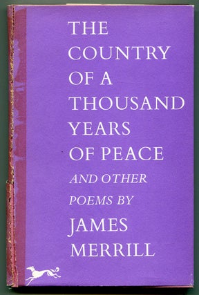 Item #504132 The Country of a Thousand Years and Other Poems. James MERRILL
