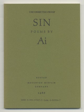 Item #504338 Sin: Poems. AI