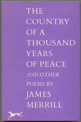 Item #504764 The Country of a Thousand Years and Other Poems. James MERRILL