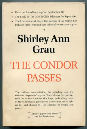 Item #504790 The Condor Passes. Shirley Ann GRAU
