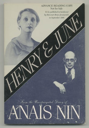 Item #504799 Henry and June: From the Unexpurgated Diary. Anais NIN