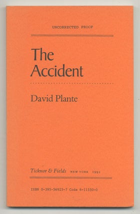 Item #505058 The Accident. David PLANTE