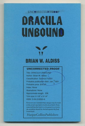 Item #505113 Dracula Unbound. Brian W. ALDISS