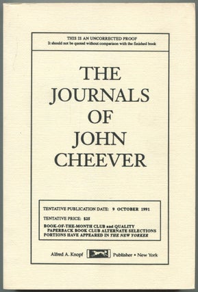 Item #505252 The Journals of John Cheever. John CHEEVER