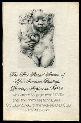 Item #505497 [Auction Catalog]: Collection D'Art Negre: Valuable and Important Afro-American...