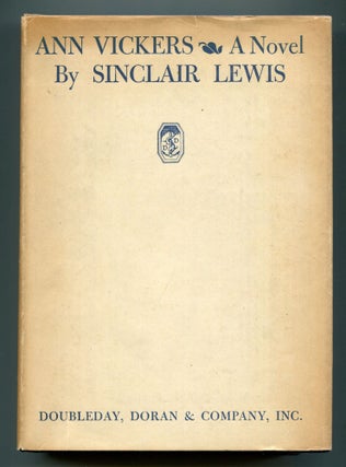 Item #505544 Ann Vickers. Sinclair LEWIS