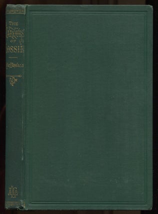 Item #505708 The Marquis of Fossie. A Romance. George MacDONALD