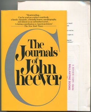 Item #505782 The Journals of John Cheever. John CHEEVER
