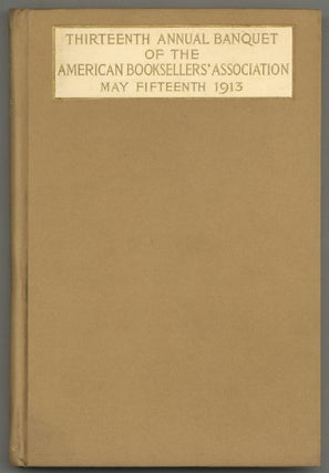 Item #506004 Cobb's Anatomy [published for the Thirteenth Annual Banquet of the American...