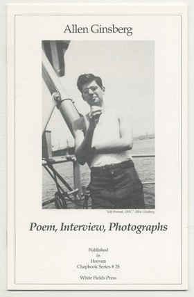 Item #506403 Poem, Interview, Photographs (Heaven Chapbook Series #28). Allen GINSBERG