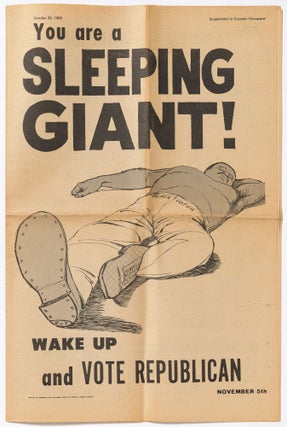 Item #507383 [Newspaper]: You Are a Sleeping Giant! Wake Up and Vote Republican November 5th