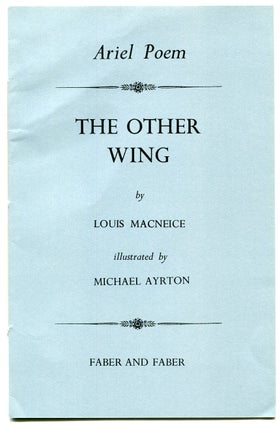 Item #507882 The Other Wing. Louis MacNEICE