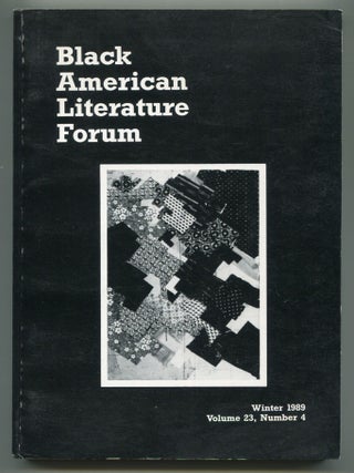 Item #508377 Black American Literature Forum – Volume 23, Number 4, Winter 1989. Ralph ELLISON,...