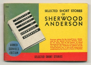 Item #508594 Selected Short Stories of Sherwood Anderson. Sherwood ANDERSON