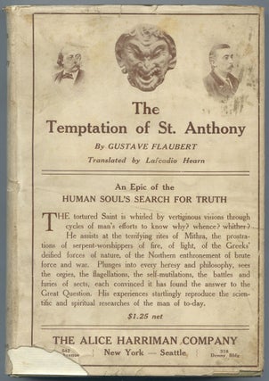 Item #508841 The Temptation of St. Anthony. Gustave FLAUBERT, Lafcadio Hearn