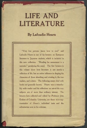 Item #508854 Life and Literature. Lafcadio HEARN