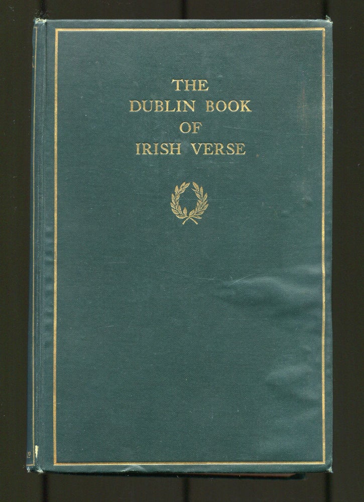 Item #508897 The Dublin Book of Irish Verse 1728-1909. John COOKE, James Joyce.