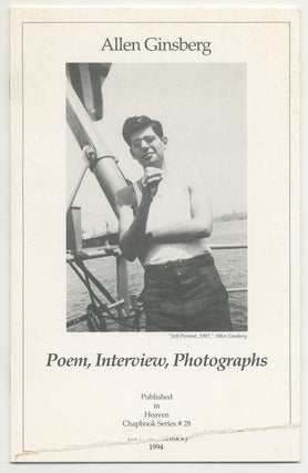 Item #509438 Poem, Interview, Photographs (Heaven Chapbook Series #28). Allen GINSBERG