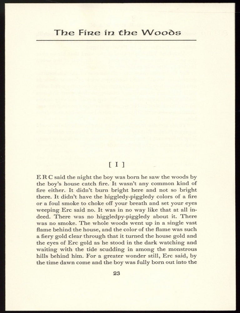 Item #510200 [Sample Pages]: Brendan. Frederick BUECHNER.