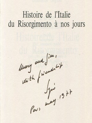 Histoire de l'Italie du Risorgimento &agrave; Nos Jours