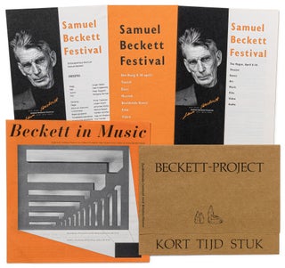 Item #511076 Five Programs and Announcements from a 1992 Samuel Beckett Festival in the...