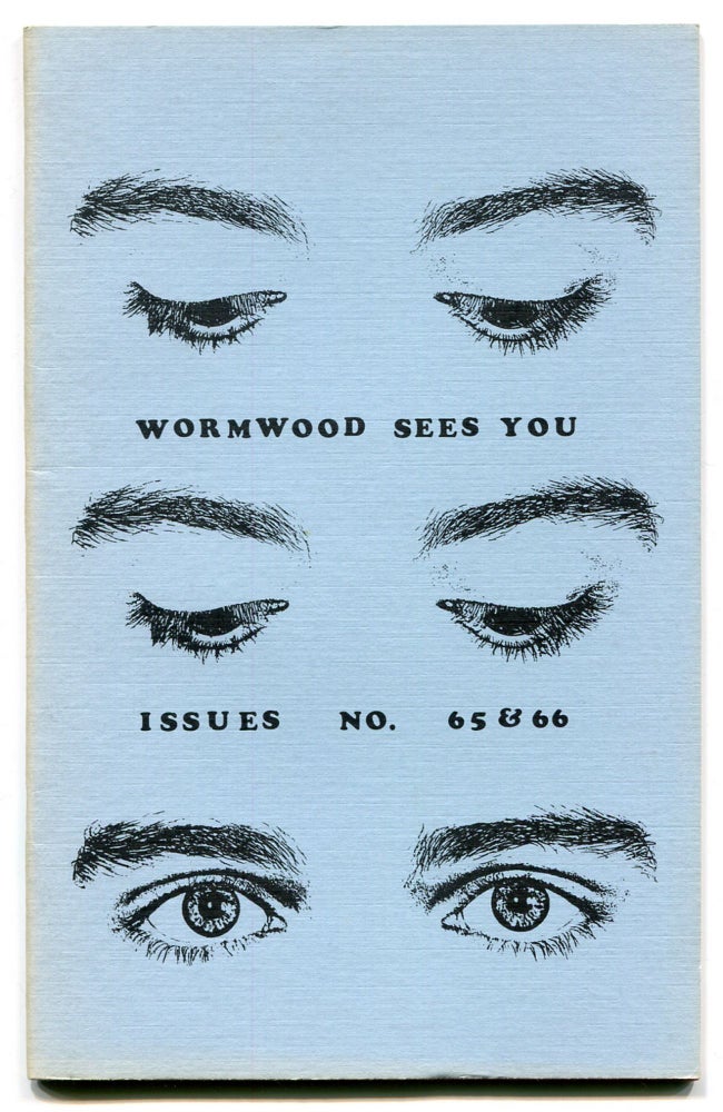 Item #511288 The Wormwood Review – Vol. 17, Nos. 1-2 (Issues 65-66). Charles BUKOWSKI, Al Fogel, John Berry, Lyn Lifshin.
